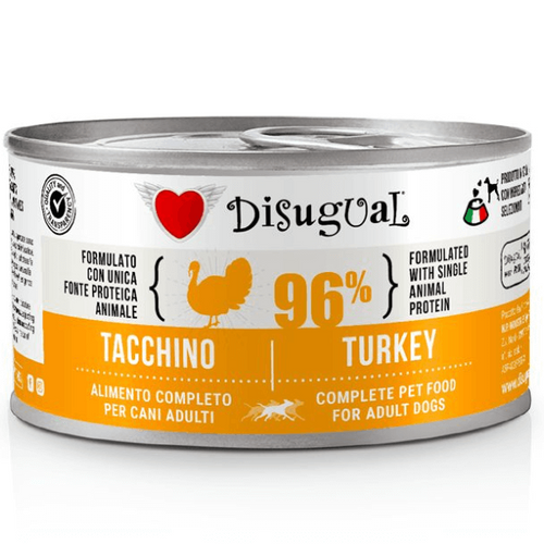Hrana umeda pentru caini Disugual Dog Monoprotein Curcan 150g - Animax