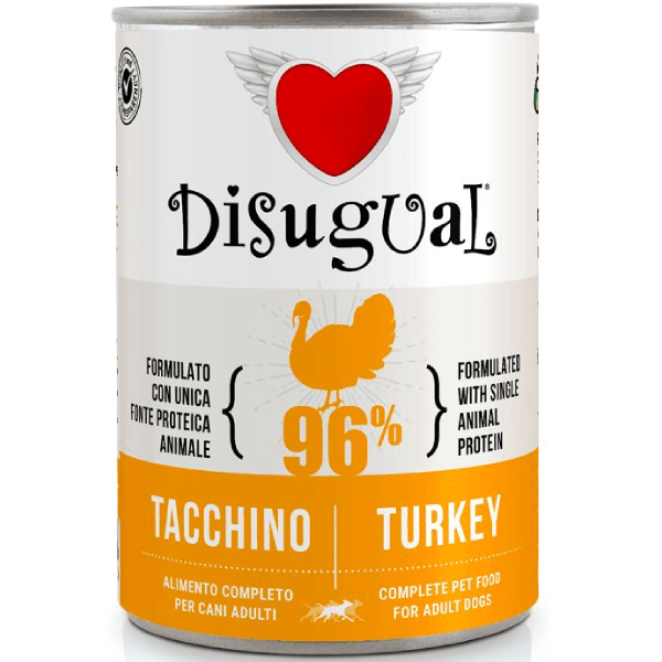 Hrana umeda pentru caini Disugual Dog Monoprotein Curcan 400g - Animax