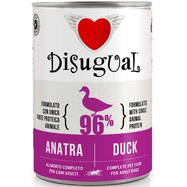 Hrana umeda pentru caini Disugual Dog Monoprotein Rata 400g - Animax