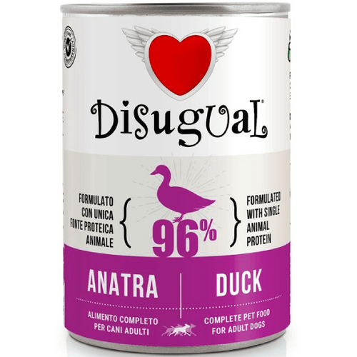 Hrana umeda pentru caini Disugual Dog Monoprotein Rata 400g - Animax