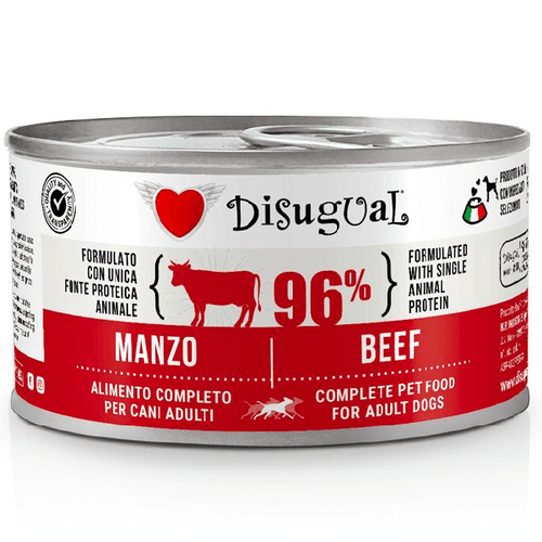 Hrana umeda pentru caini Disugual Dog Monoprotein Vita 150g - Animax