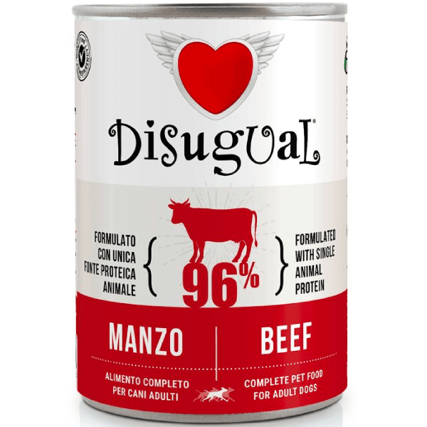 Hrana umeda pentru caini Disugual Dog Monoprotein Vita 400g - Animax