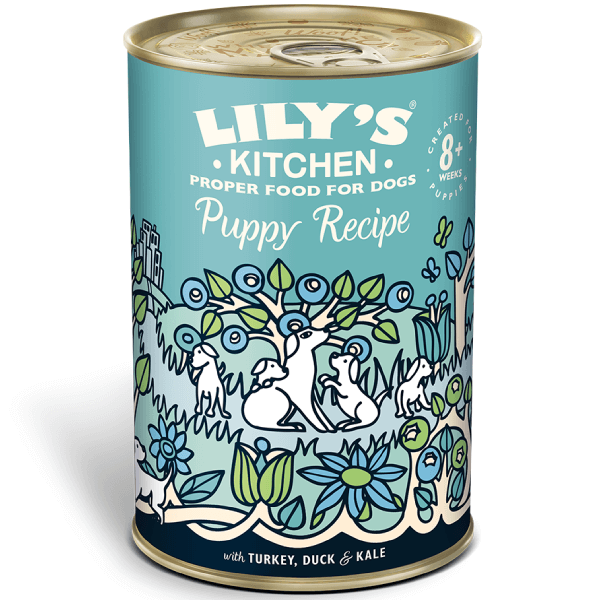 Hrana umeda pentru caini Lily's Kitchen Puppy Turkey-Duck-Kale 400g - Animax