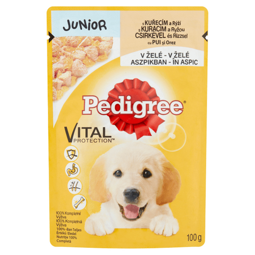 Hrana umeda pentru caini Pedigree Junior cu pui 100 g - Animax