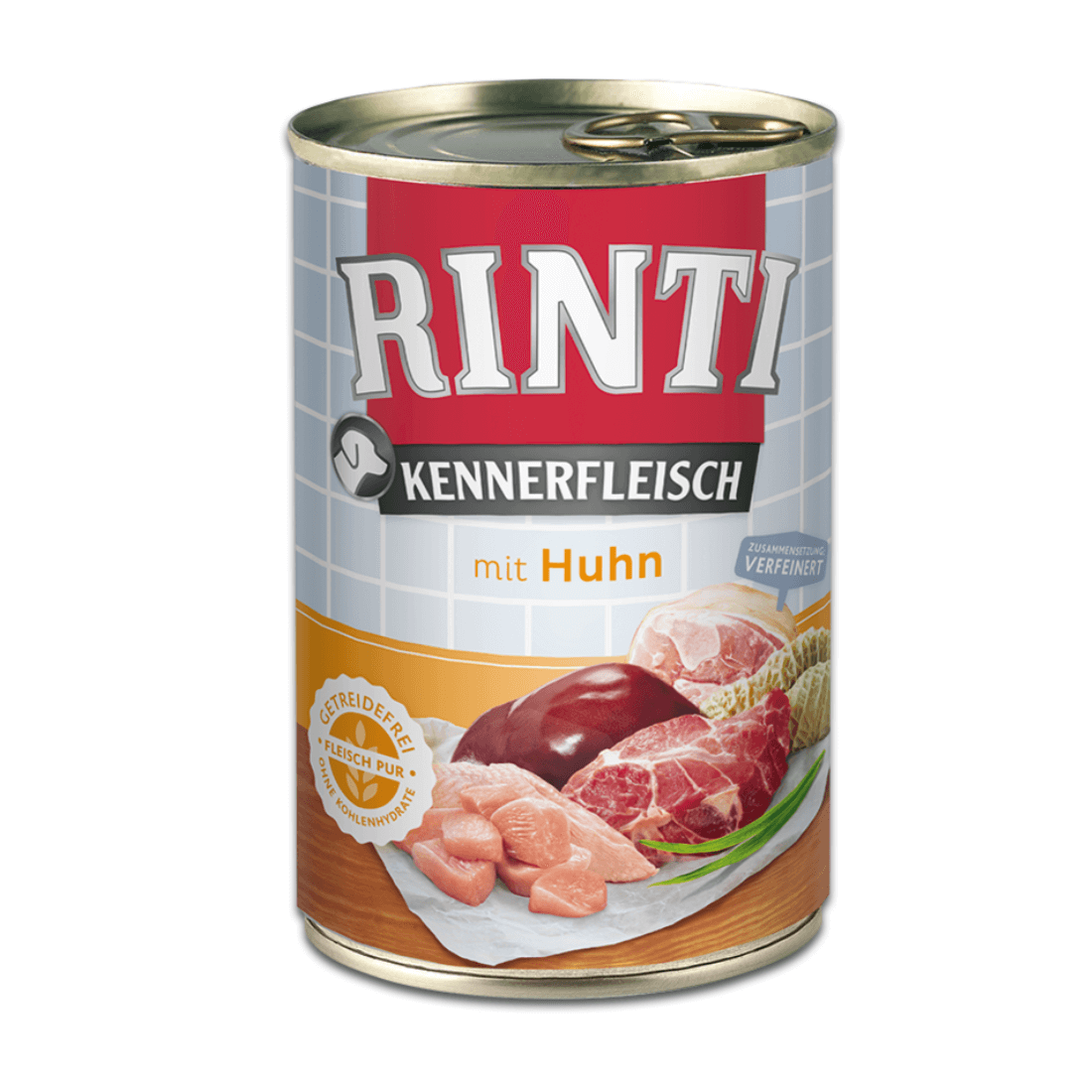 Hrana umeda pentru caini Rinti adult cu pui 400 g - Animax