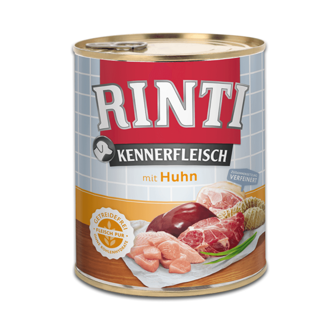 Hrana umeda pentru caini Rinti Adult cu pui 800 g - Animax