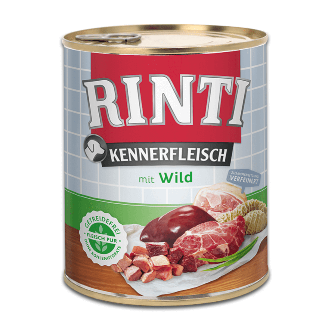 Hrana umeda pentru caini Rinti Adult cu vanat 800 g - Animax