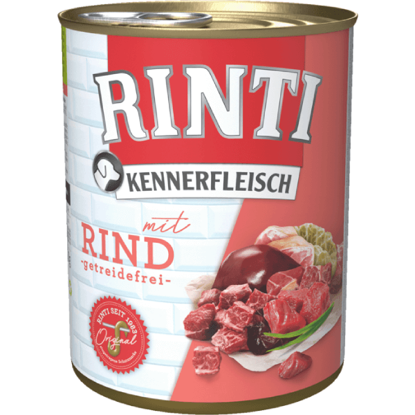 Hrana umeda pentru caini Rinti Adult cu vita 800 g - Animax
