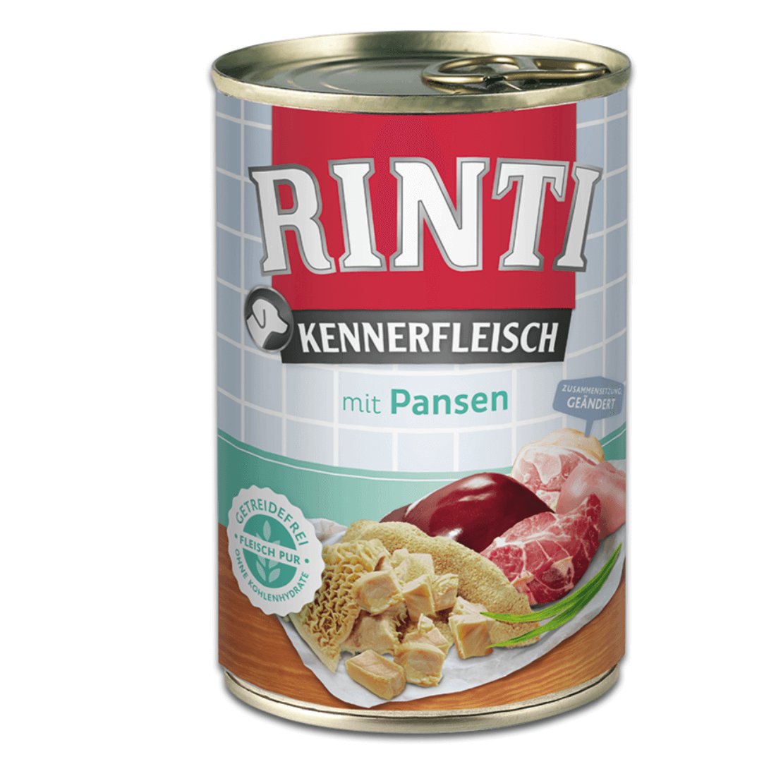 Hrana umeda pentru caini Rinti cu burta 400 g - Animax