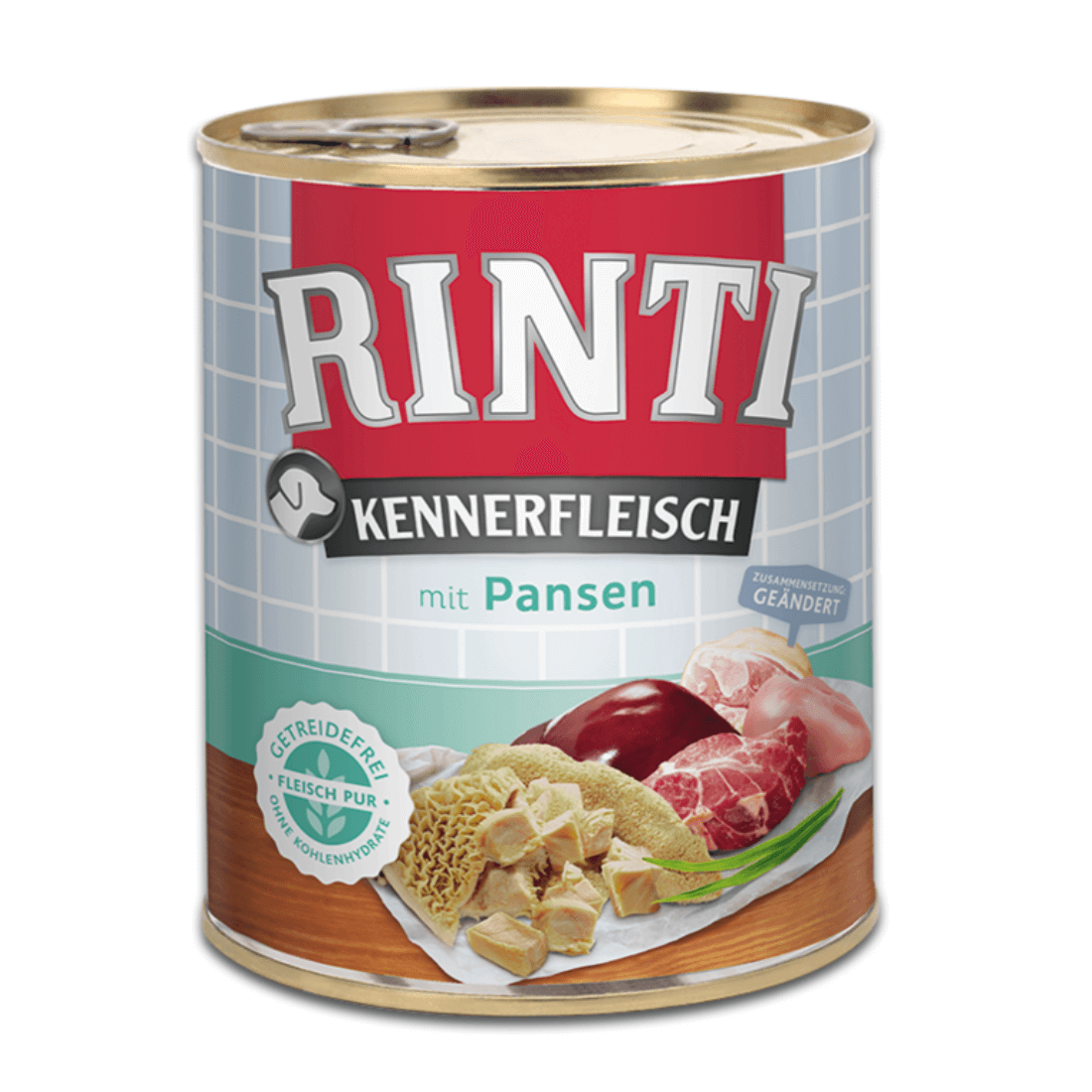 Hrana umeda pentru caini Rinti cu burta 800 g - Animax