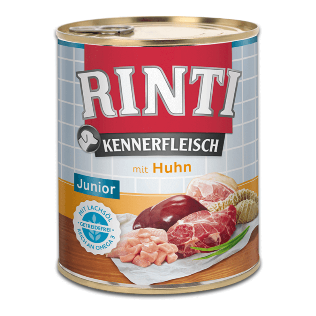 Hrana umeda pentru caini Rinti Junior cu pui 800 g - Animax