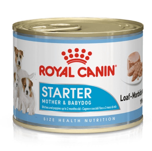 Hrana umeda pentru caini Royal Canin Starter Mousse Mother si Babydog 195g - Animax