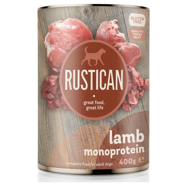 Hrana umeda pentru caini Rustican Monoprotein Miel 400g - Animax