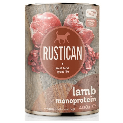 Hrana umeda pentru caini Rustican Monoprotein Miel 400g - Animax