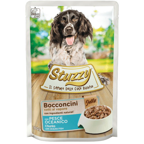 Hrana umeda pentru caini Stuzzy Peste oceanic 100g - Animax