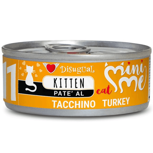 Hrana umeda pentru pisici Disugual Cat Mini Me Kitten Curcan 85g - Animax