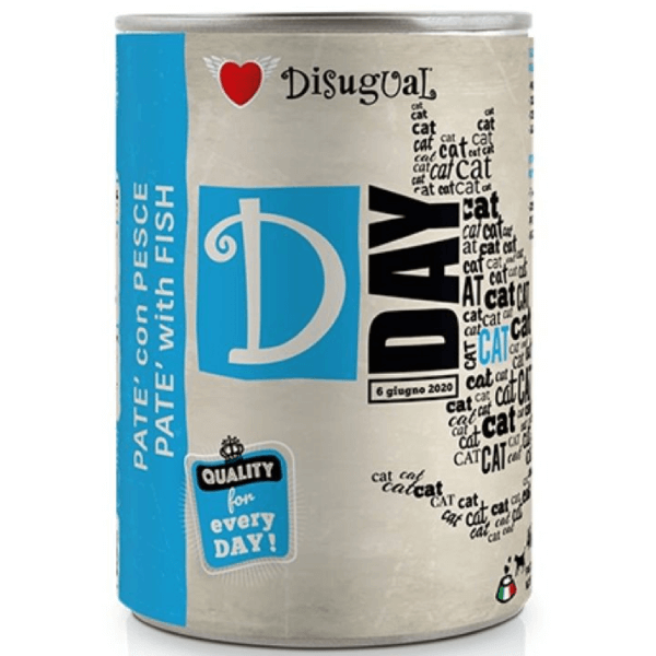 Hrana umeda pentru pisici Disugual D-day Cat Peste 400g - Animax