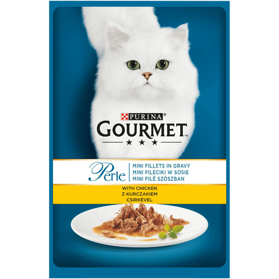 Hrana umeda pentru pisici Gourmet Perle Pui in Sos 85g - Animax