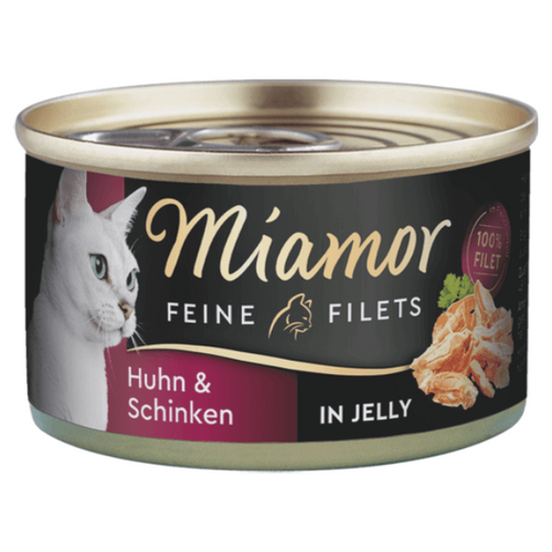 Hrana umeda pentru pisici Miamor Filet Pui cu sunca 100g - Animax