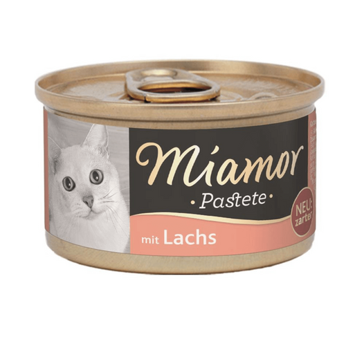 Hrana umeda pentru pisici Miamor Pate Somon 85gr - Animax