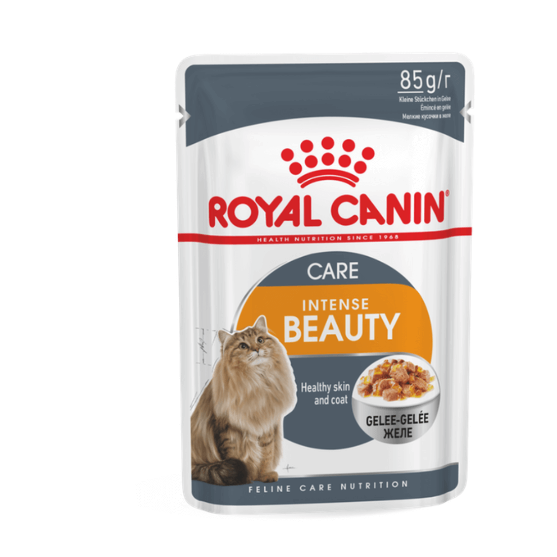 Hrana umeda pentru pisici Royal Canin Intense Beauty Pouch Jelly 85g - Animax