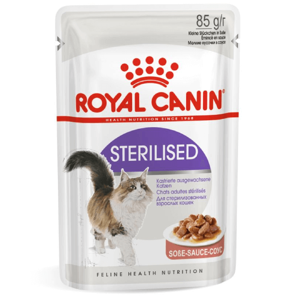 Hrana umeda pentru pisici Royal Canin Sterilised Gravy 85g - Animax