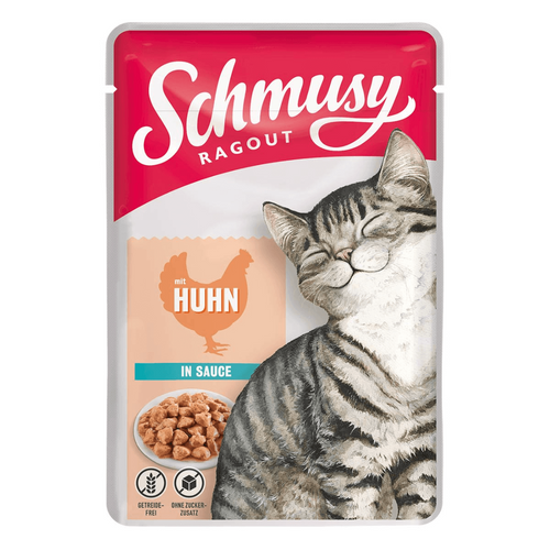 Hrana umeda pentru pisici Schmusy Pui in sos 100g - Animax