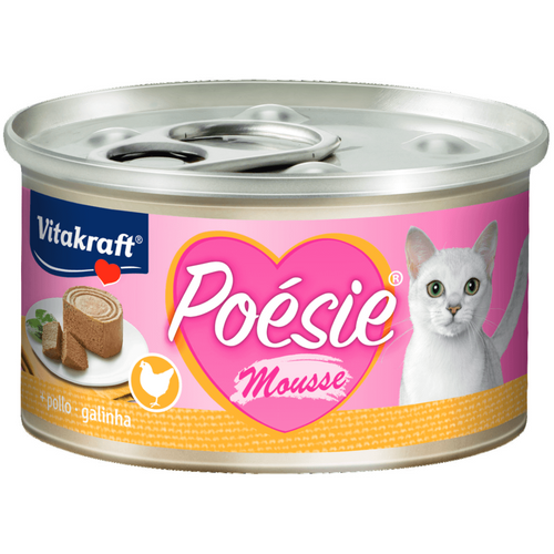 Hrana umeda pentru pisici Vitakraft Poesie Mousse cu Pui 85g - Animax