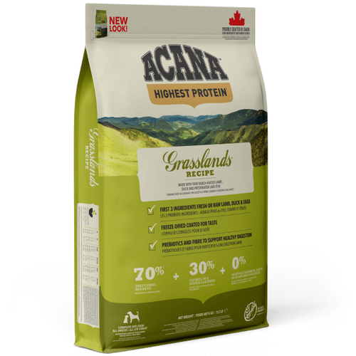 Hrana uscata pentru caini Acana Highest Protein Grasslands 11.4 kg - Animax