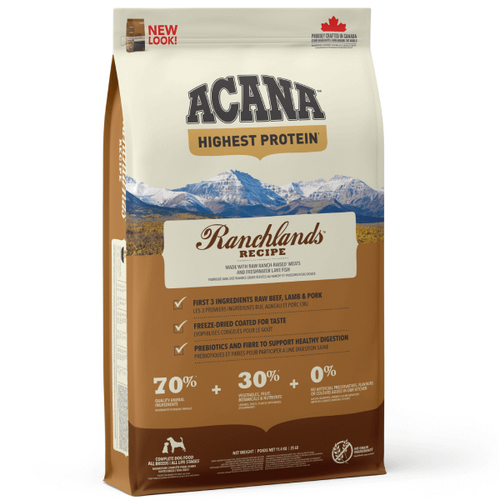 Hrana uscata pentru caini Acana Highest Protein Ranchlands 11.4 kg - Animax