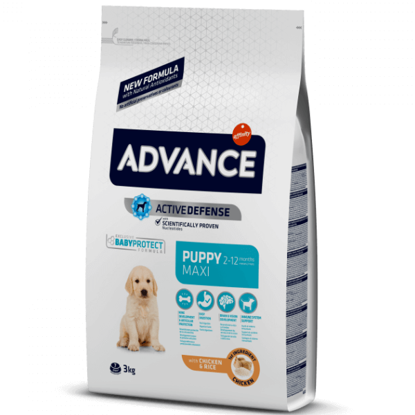 Hrana uscata pentru caini Advance Dog Maxi Puppy Protect 3kg - Animax