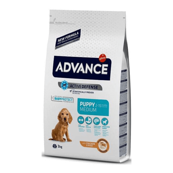 Hrana uscata pentru caini Advance Dog Medium Puppy Protect 3kg - Animax
