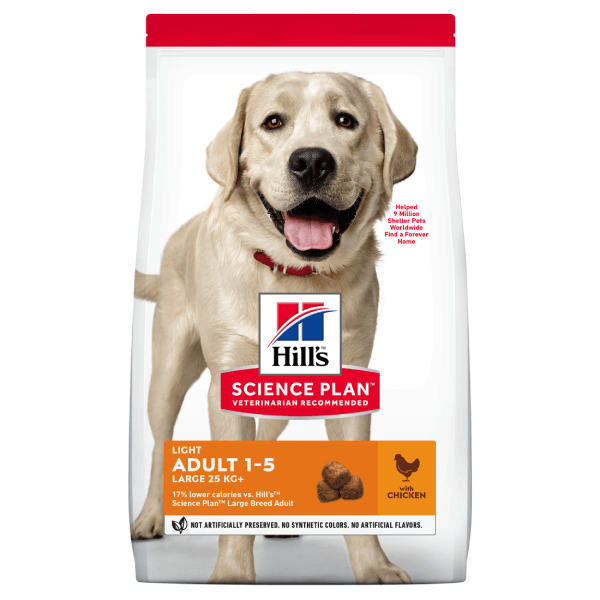 Hrana uscata pentru caini Hill's Science Plan Adult Light Large Breed Chicken 14kg - Animax