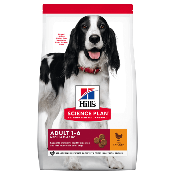 Hrana uscata pentru caini Hill's Science Plan Medium Adult Chicken 14kg - Animax