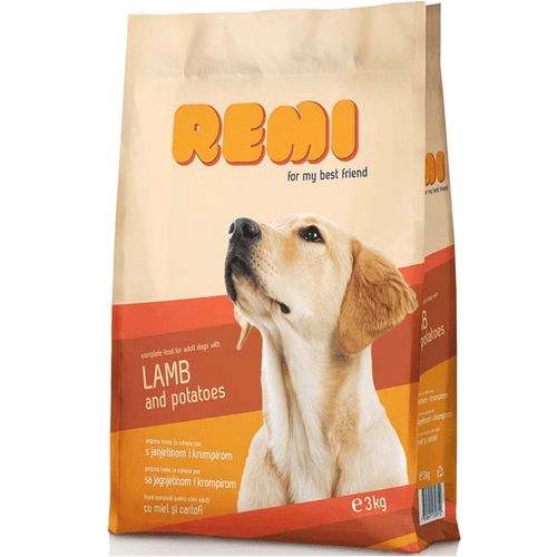 Hrana uscata pentru caini Remi Miel&Cartofi 12kg - Animax