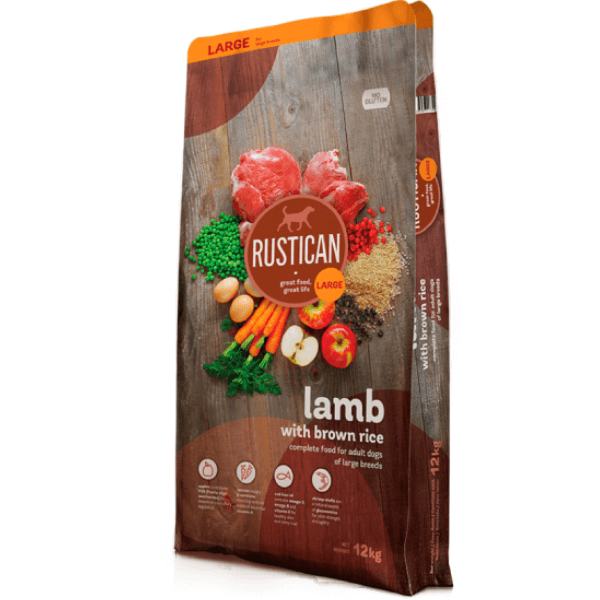 Hrana uscata pentru caini Rustican Large Breed Miel&Orez brun 12kg - Animax