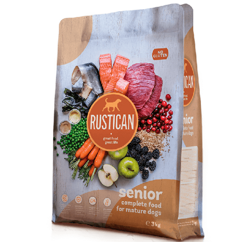 Hrana uscata pentru caini Rustican Senior Hering-Somon-Ton 12kg - Animax