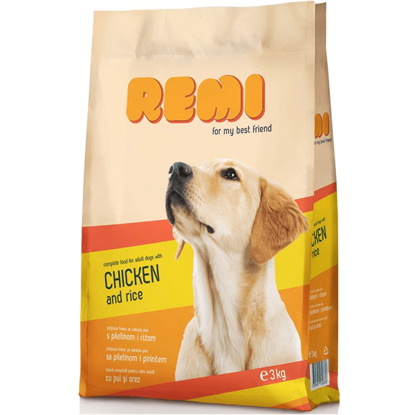 Hrana uscata pentru caini Remi Pui&Orez 12kg - Animax