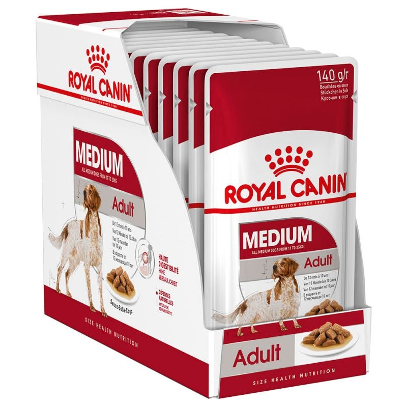 Hrana umeda pentru caini Royal Canin Medium Adult 140g - Animax