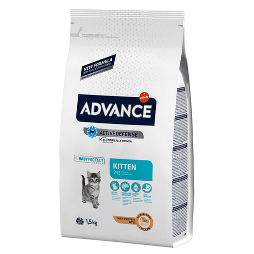 Hrana uscata pentru pisici Advance Kitten 1.5 kg - Animax