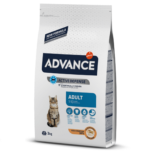 Hrana uscata pentru pisici Advance cu pui si orez 3 kg - Animax