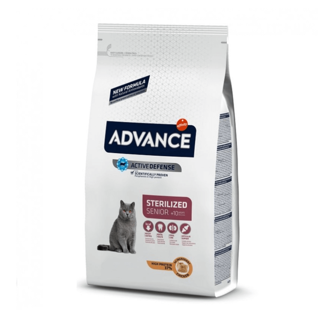 Hrana uscata pentru pisici Advance Sterilised +10 ani 1.5 kg - Animax
