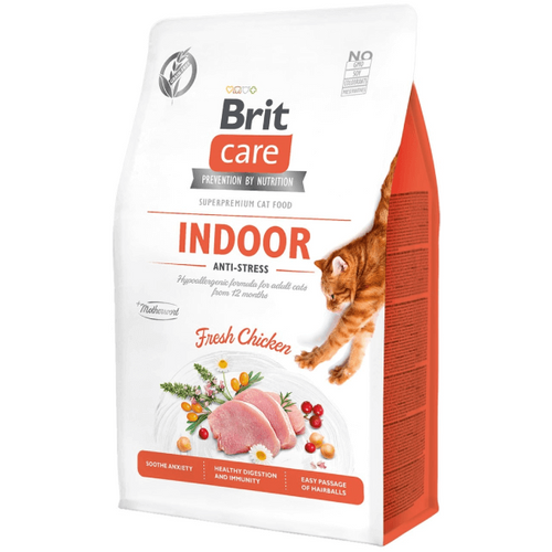 Hrana uscata pentru pisici Brit Care Cat Grain Free Indoor Anti-stress 400g - Animax