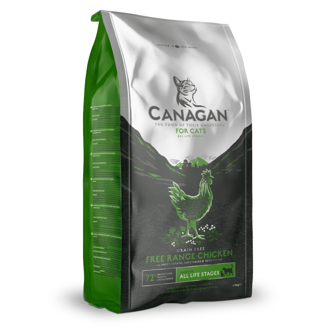 Hrana uscata pentru pisici Canagan Pui 1.5kg - Animax