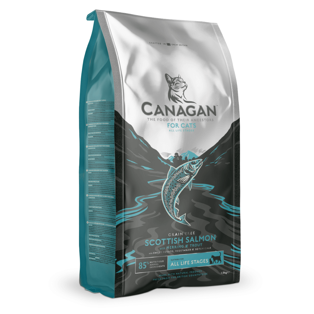Hrana uscata pentru pisici Canagan Somon 1.5kg - Animax