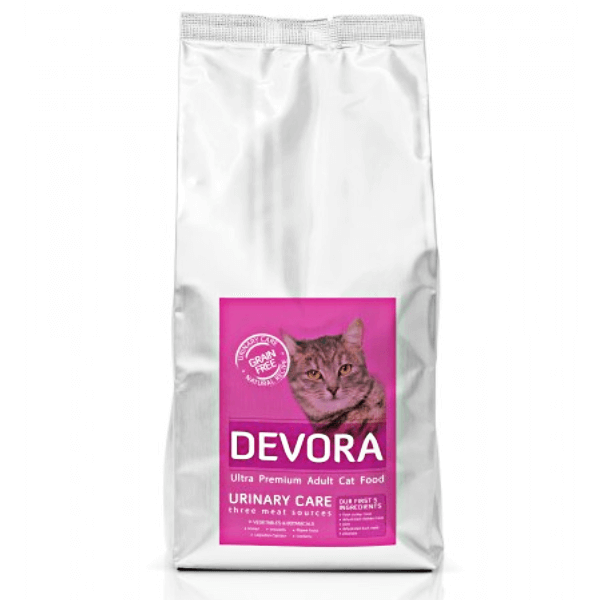 Hrana uscata pentru pisici Devora Grain Free Urinary Curcan Pui & Rata 7.5kg - Animax