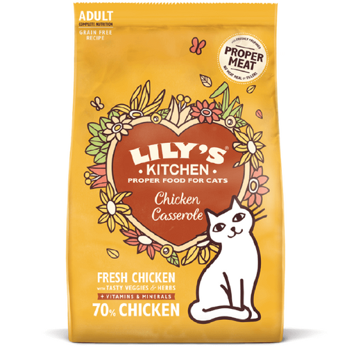 Hrana uscata pentru pisici Lily's Kitchen Cat Casserole Pui 2kg - Animax