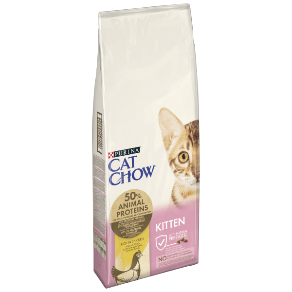 Hrana uscata pentru pisici Purina Cat Chow Junior cu pui 15 kg - Animax