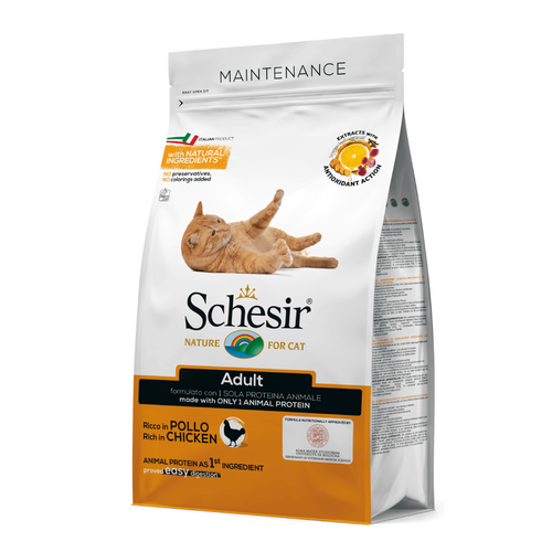Hrana uscata pentru pisici Schesir Adult cu pui 10 kg - Animax