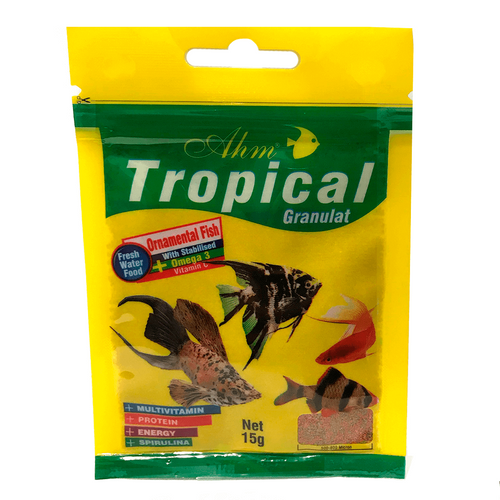 Hrana granulata pentru pesti tropicali Ahm 15 g - Animax